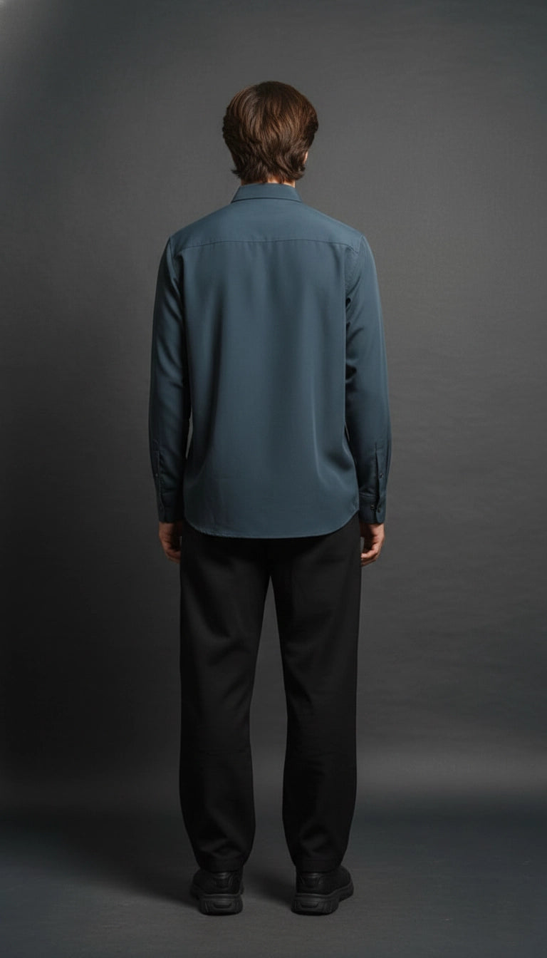 Grey Club-Wear Shirt for Men (Statement Print) | Dresswala NX