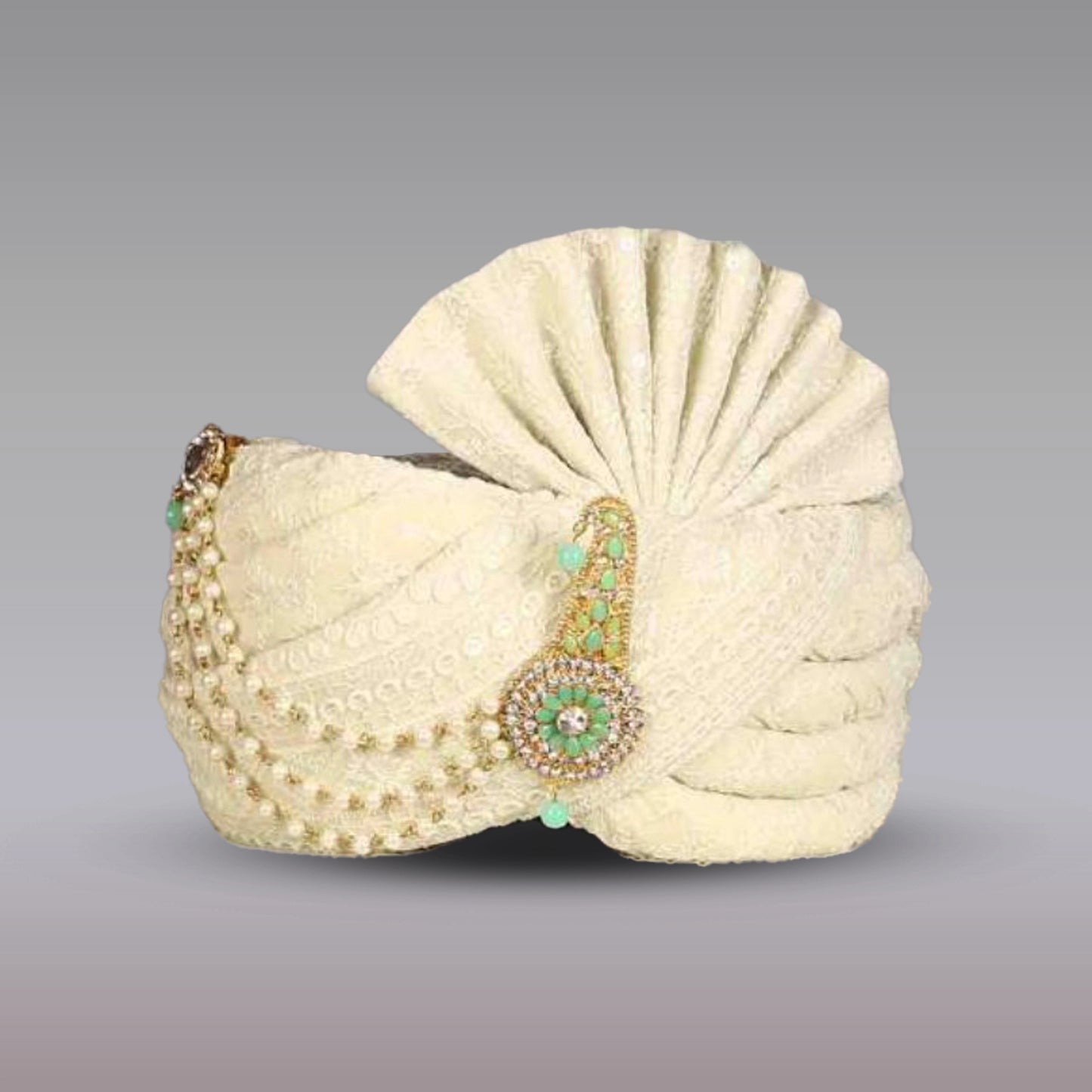 Imperial Emerald Ivory Safa