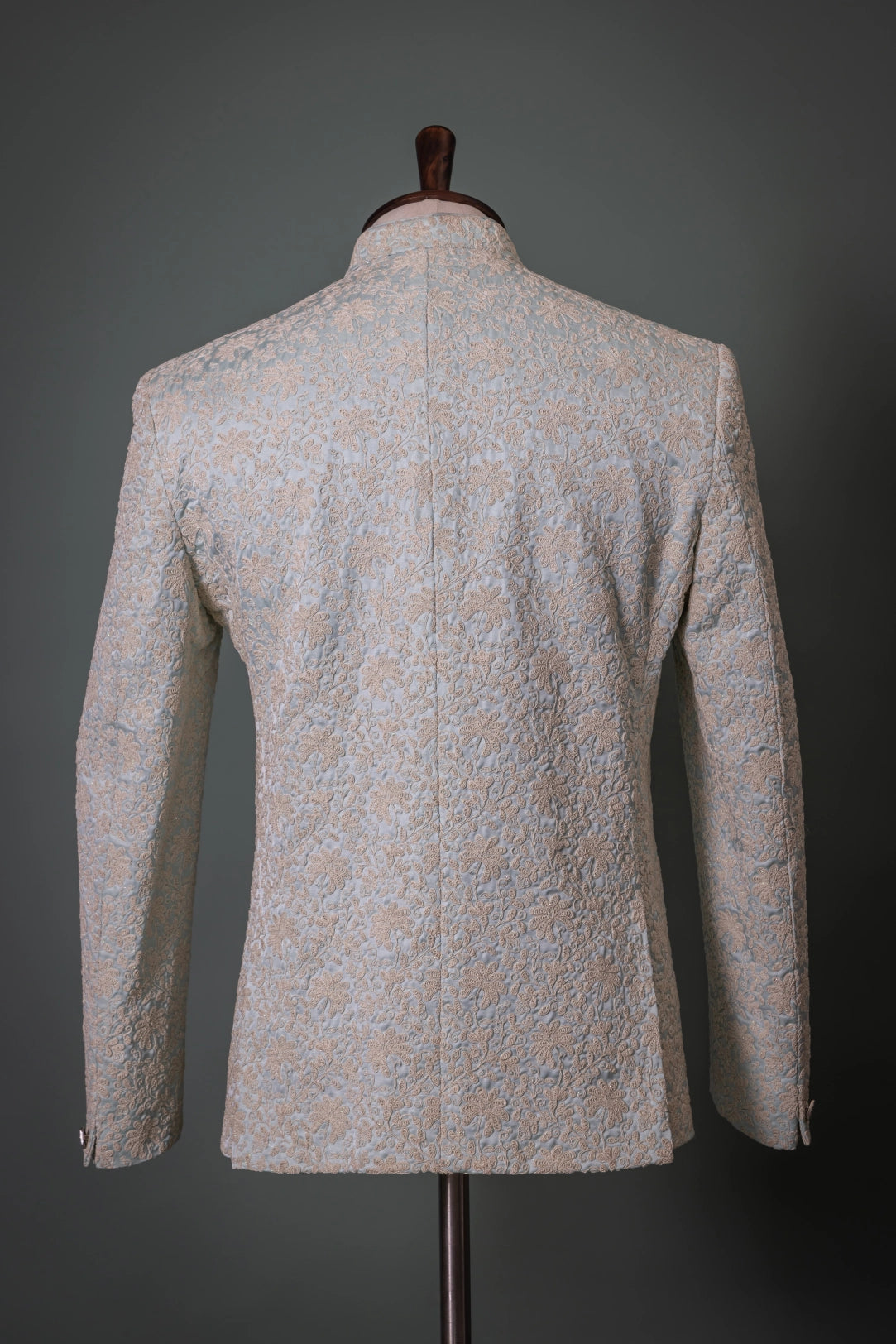 Mint Blossom Bandhgala Suit