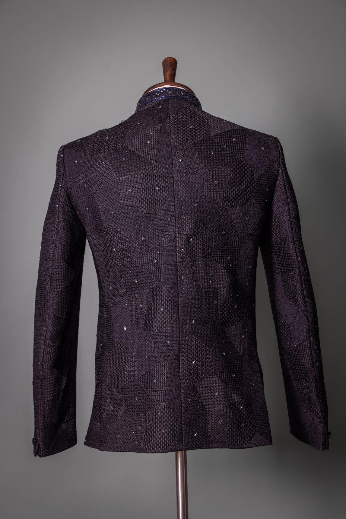 Obsidian Night Bandhgala Suit