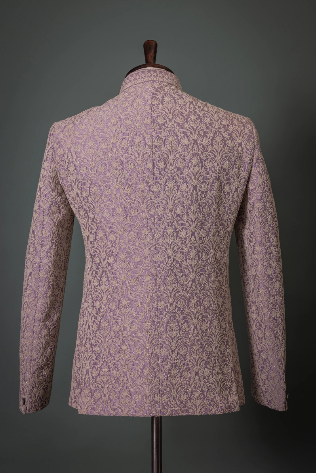 Regal Lilac Bandhgala Suit