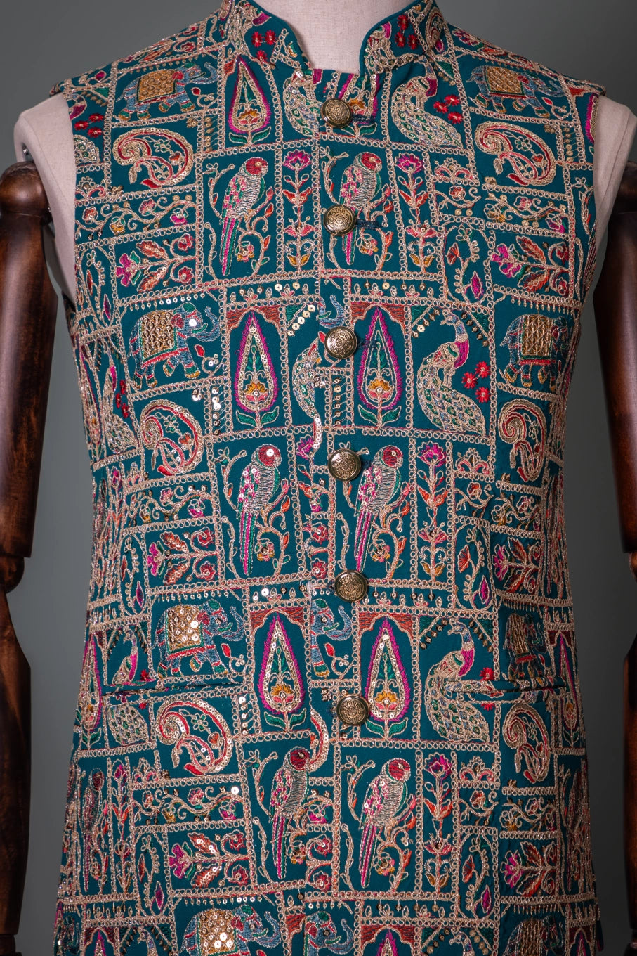 Royal Heritage Embroidered Waistcoat