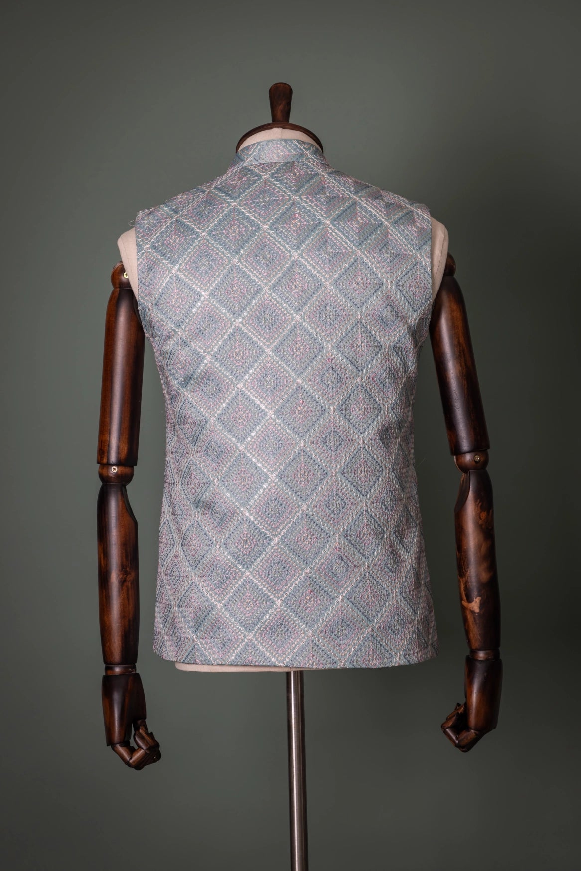 Frosted Mint Diamond Waistcoat