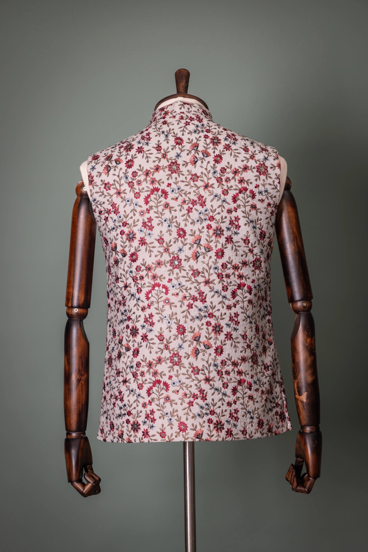 Rosewood Garden Embroidered Waistcoat