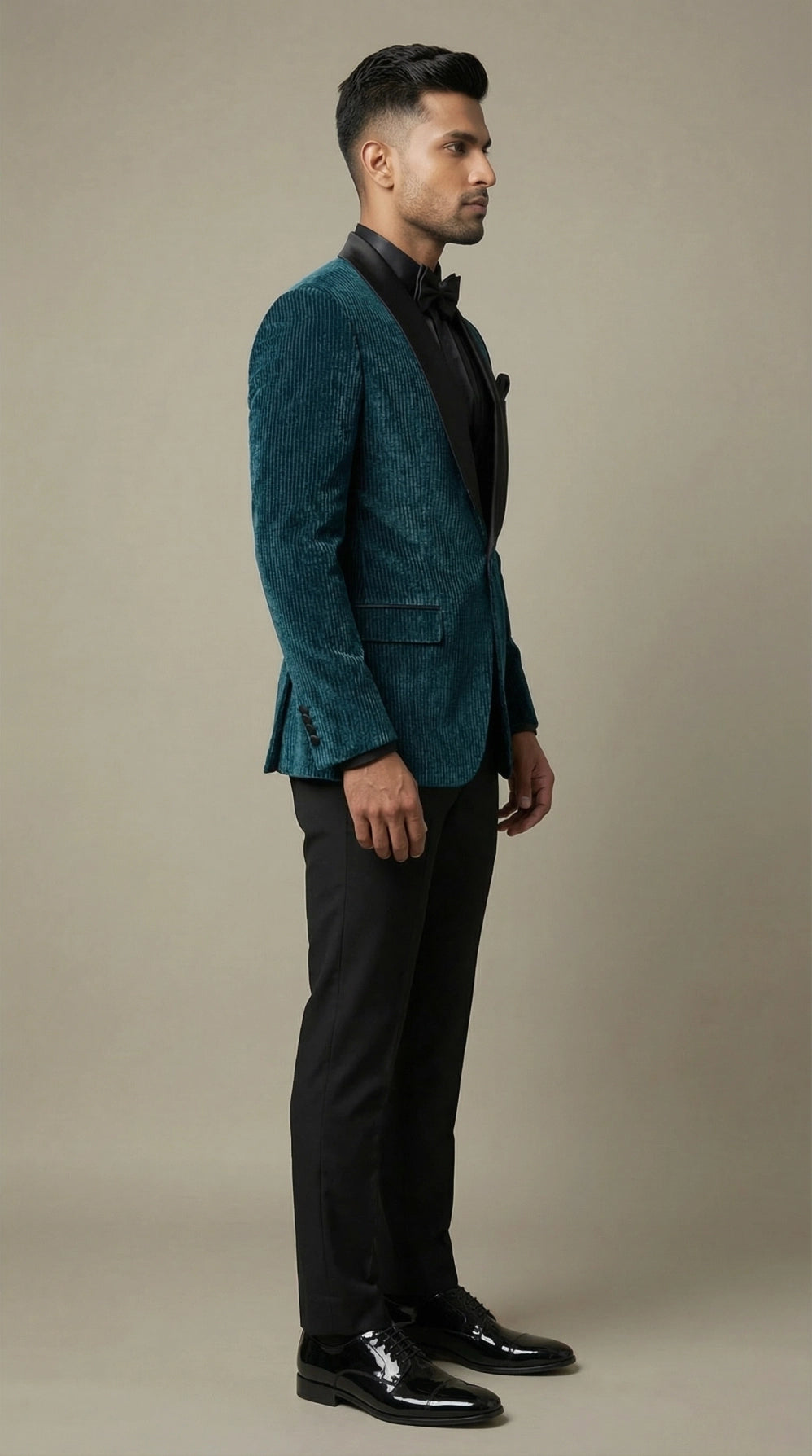 Teal Velvet Suit for Men | Dresswala NX