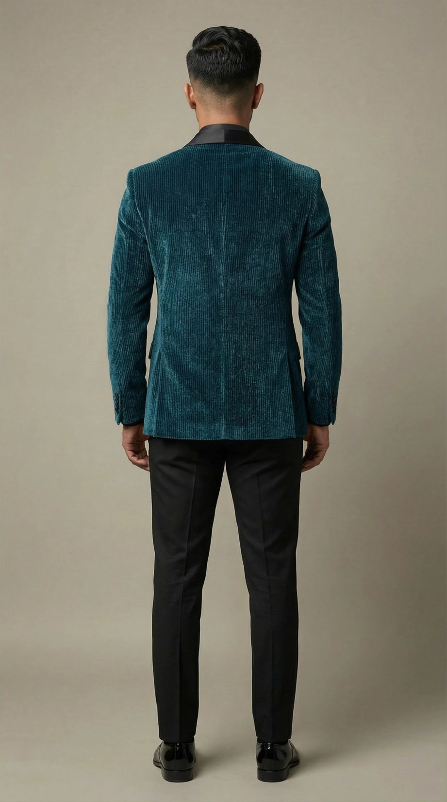 Teal Velvet Suit for Men | Dresswala NX