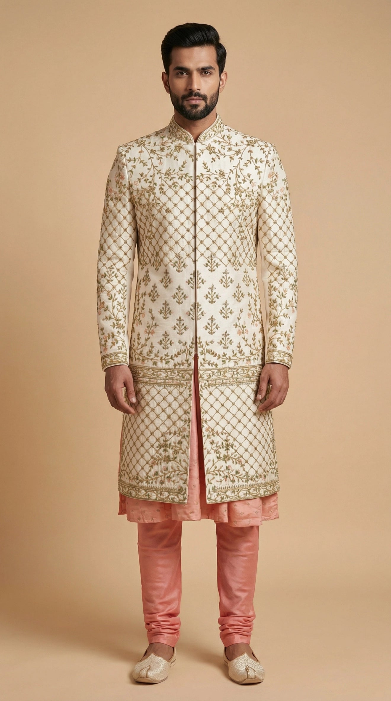 Ivory Royale Sherwani for Men | Dresswala NX