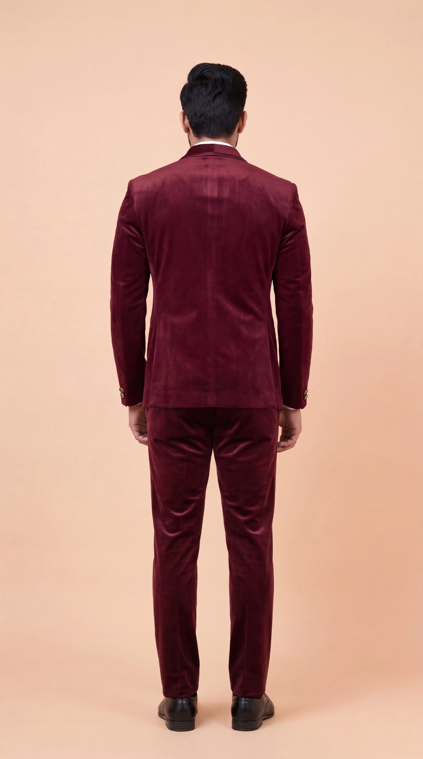 Maroon Suit with Embellished Blazer for Men | Dresswala NX