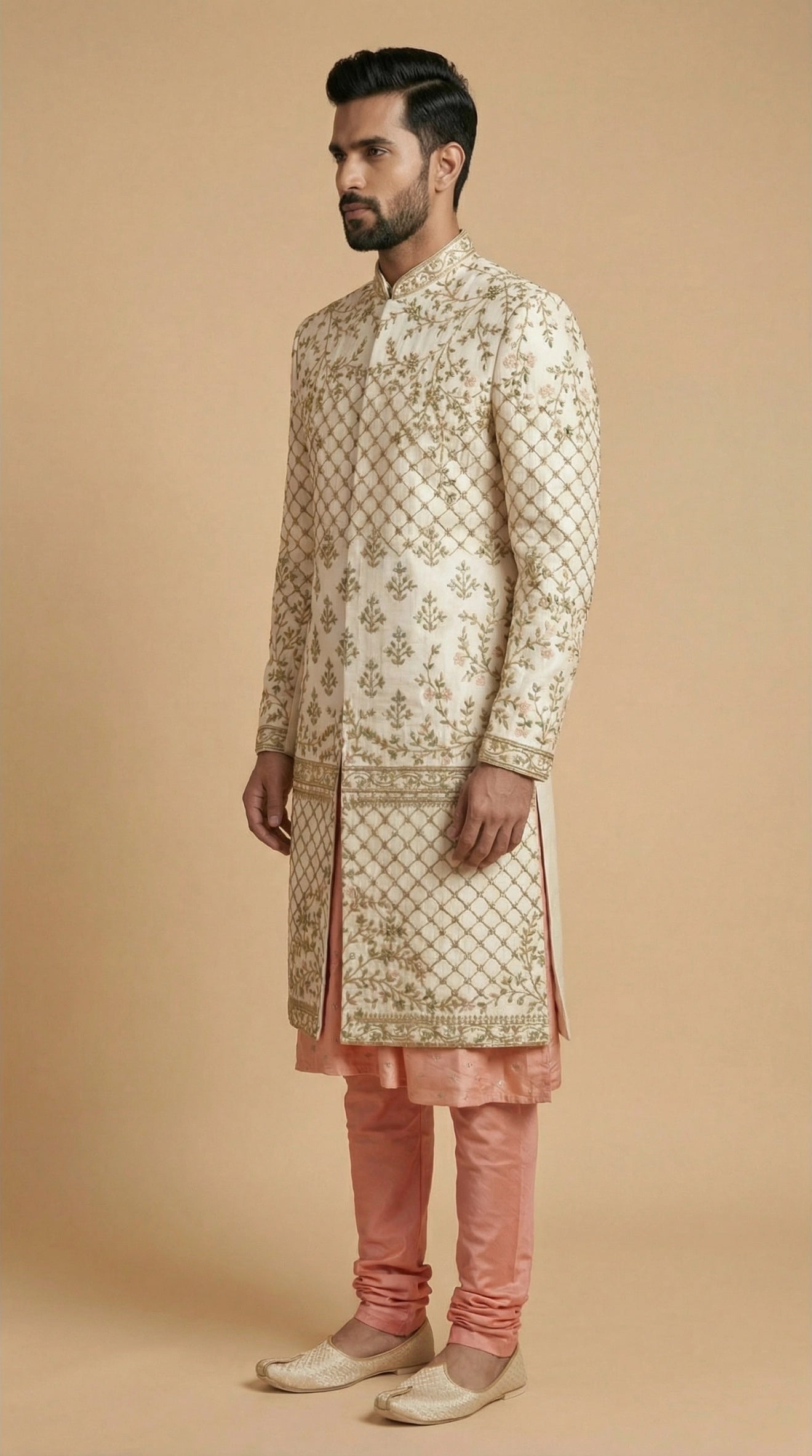 Ivory Royale Sherwani for Men | Dresswala NX