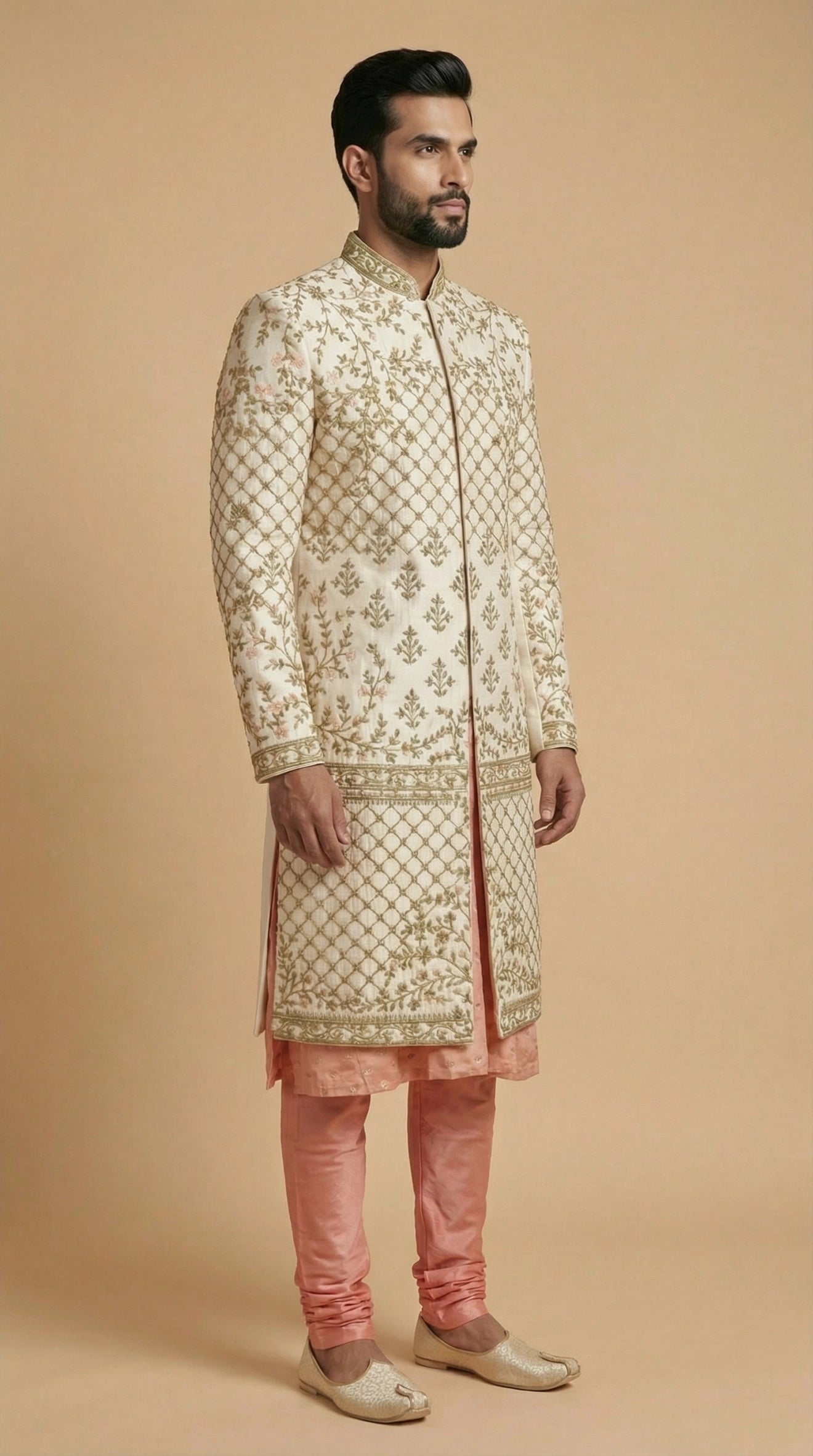 Ivory Royale Sherwani for Men | Dresswala NX