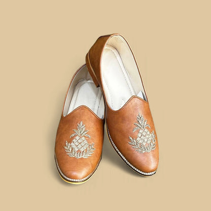 Ember Glow Embroidered Mojdi