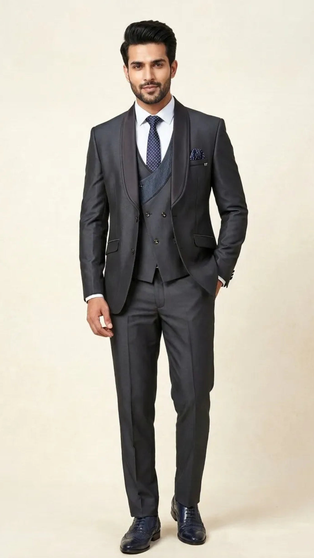 Five Piece Tuxedo (Classic Black) by DressWalaNX