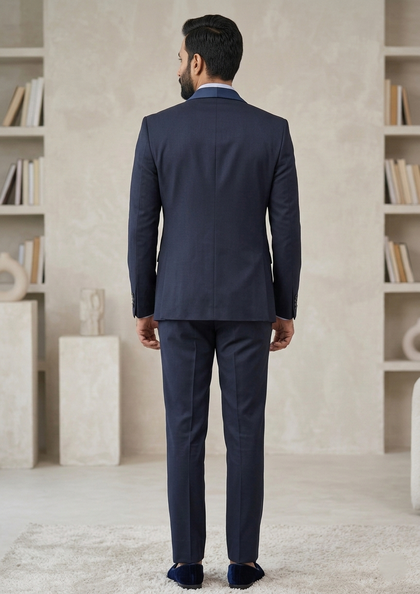 Five Piece Tuxedo (Royal Navy) by DressWalaNX