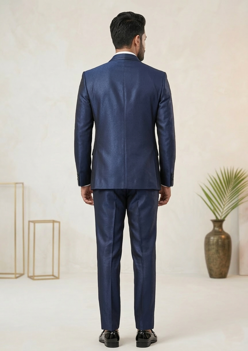Midnight Cobalt Metallic Five-piece Tuxedo