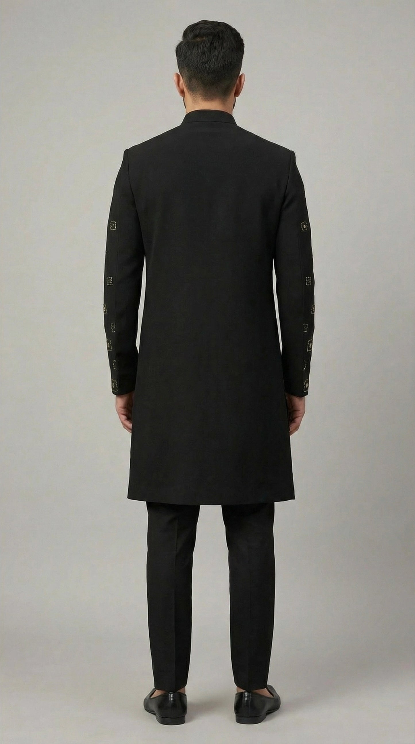 Black Indo-Western for Men | Designer Jacket Set – Dresswala NX