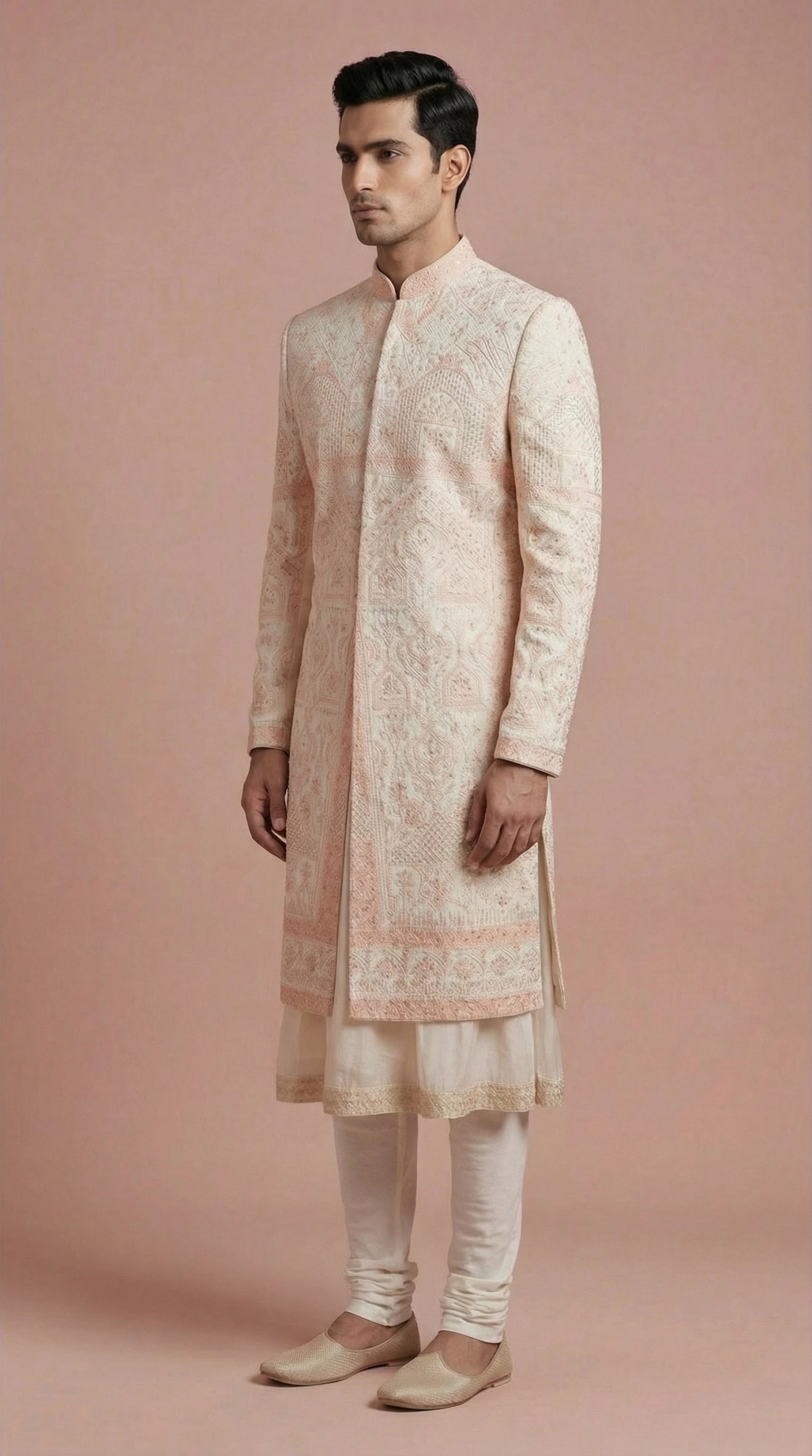 Blush Heritage Sherwani for Men | Dresswala NX