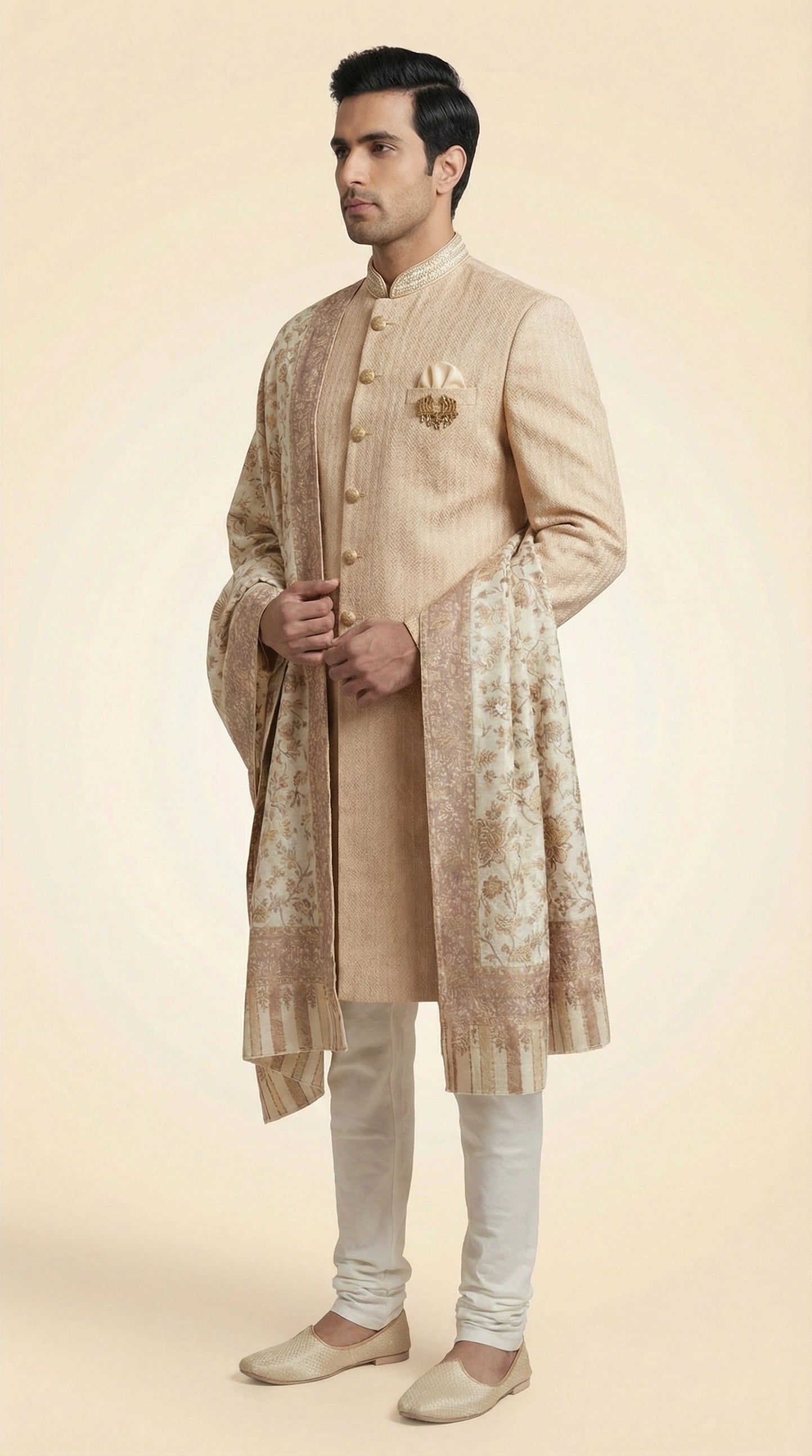 Gold Indo-Western for Men | Dresswala NX