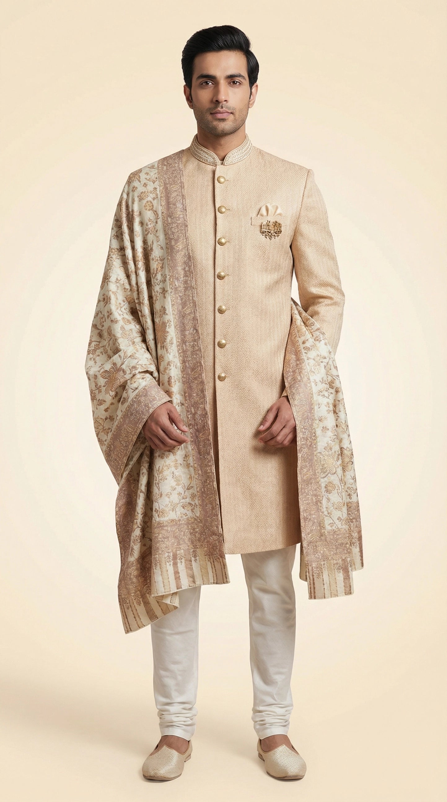 Gold Indo-Western for Men | Dresswala NX