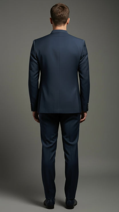 Classic Navy Jodhpuri Bandhgala Set | Dresswala NX