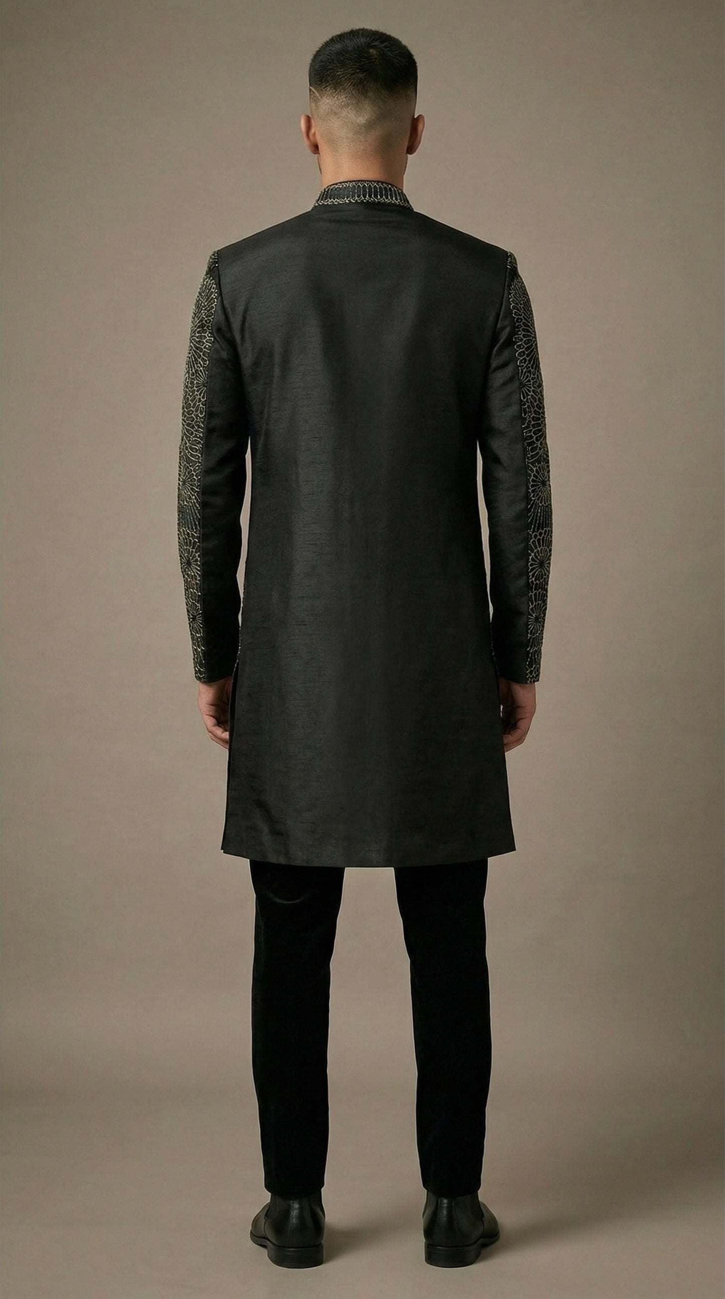 Black Majesty Indo-Western Set