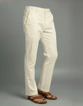 Off-White Bell-Bottom Pants (Flared Fit) for Men | Dresswala NX