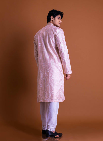 Cotton Candy Pink Kurta Set