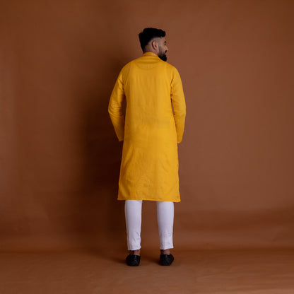 Basic Yellow Kurta