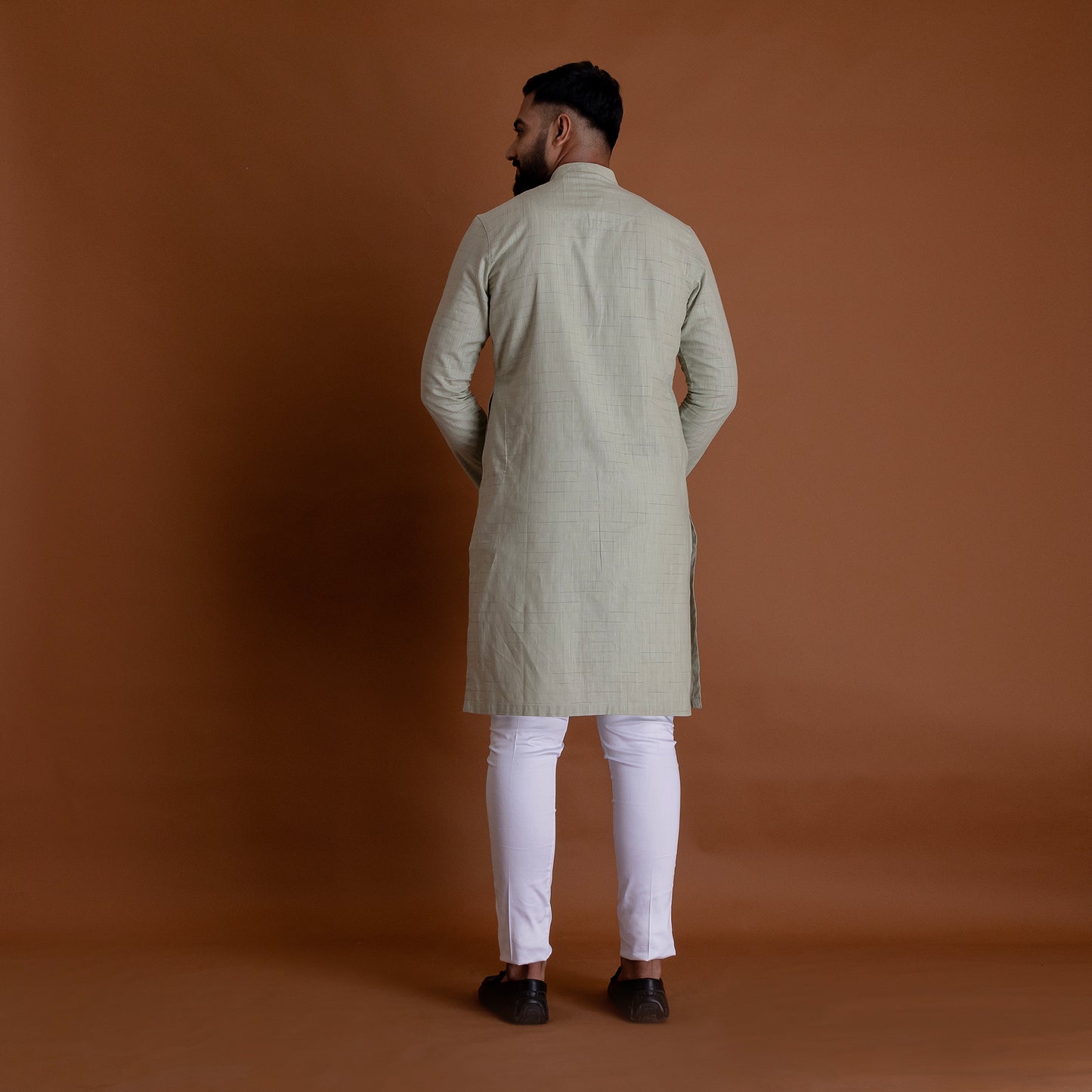 Basic Pista Colored Kurta