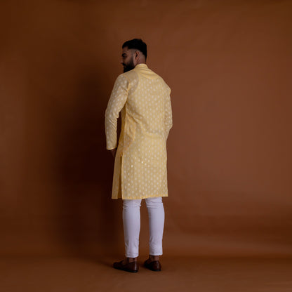 Designer Yellow Kurta