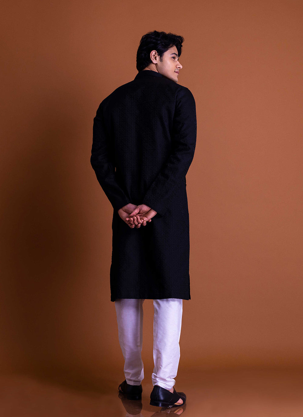 Simple Black Kurta Set