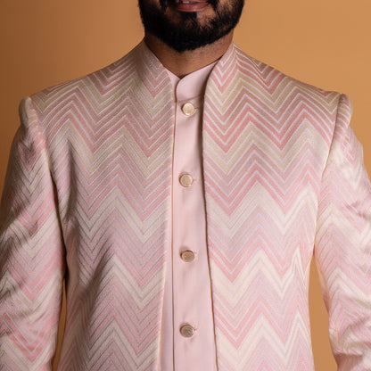 Modern Pink Indo-western Kurta set