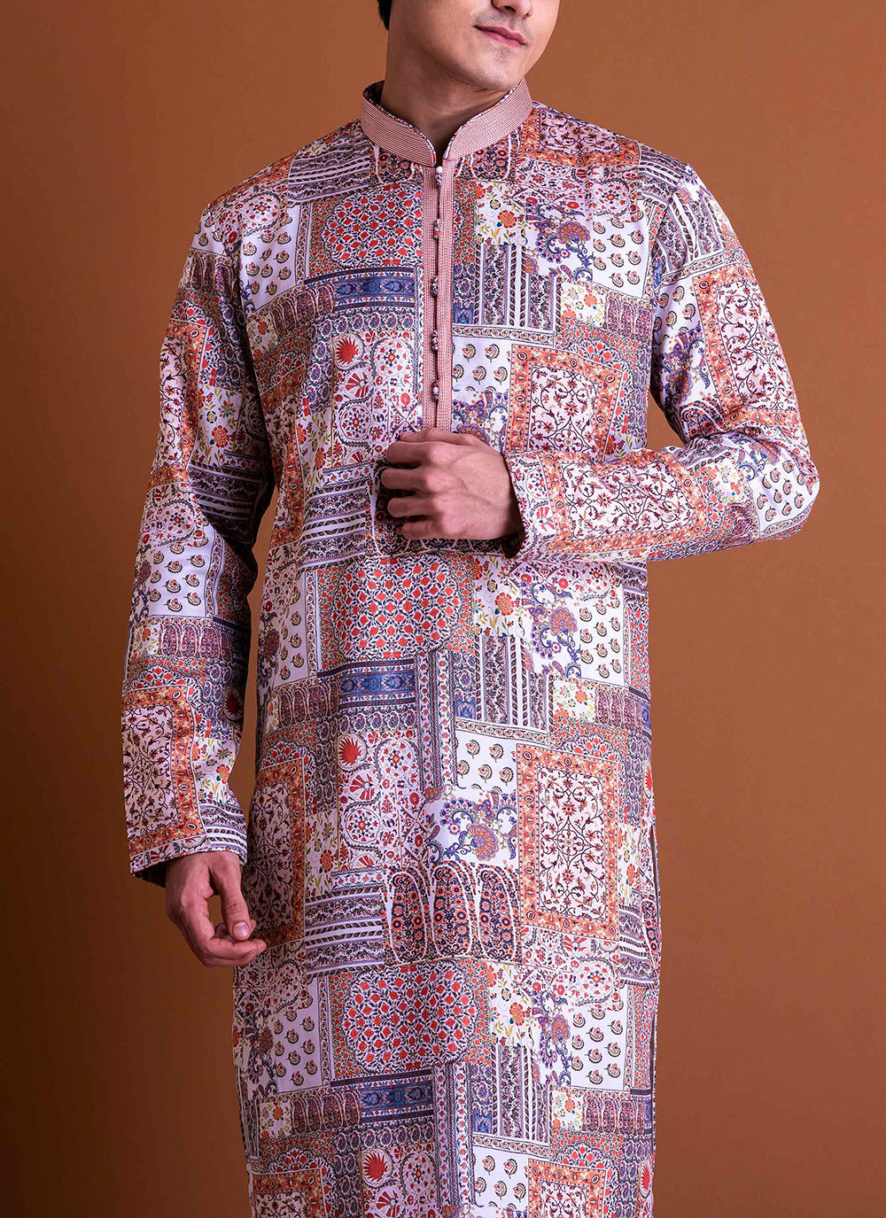 The Multi-Color Printed Kurta Set