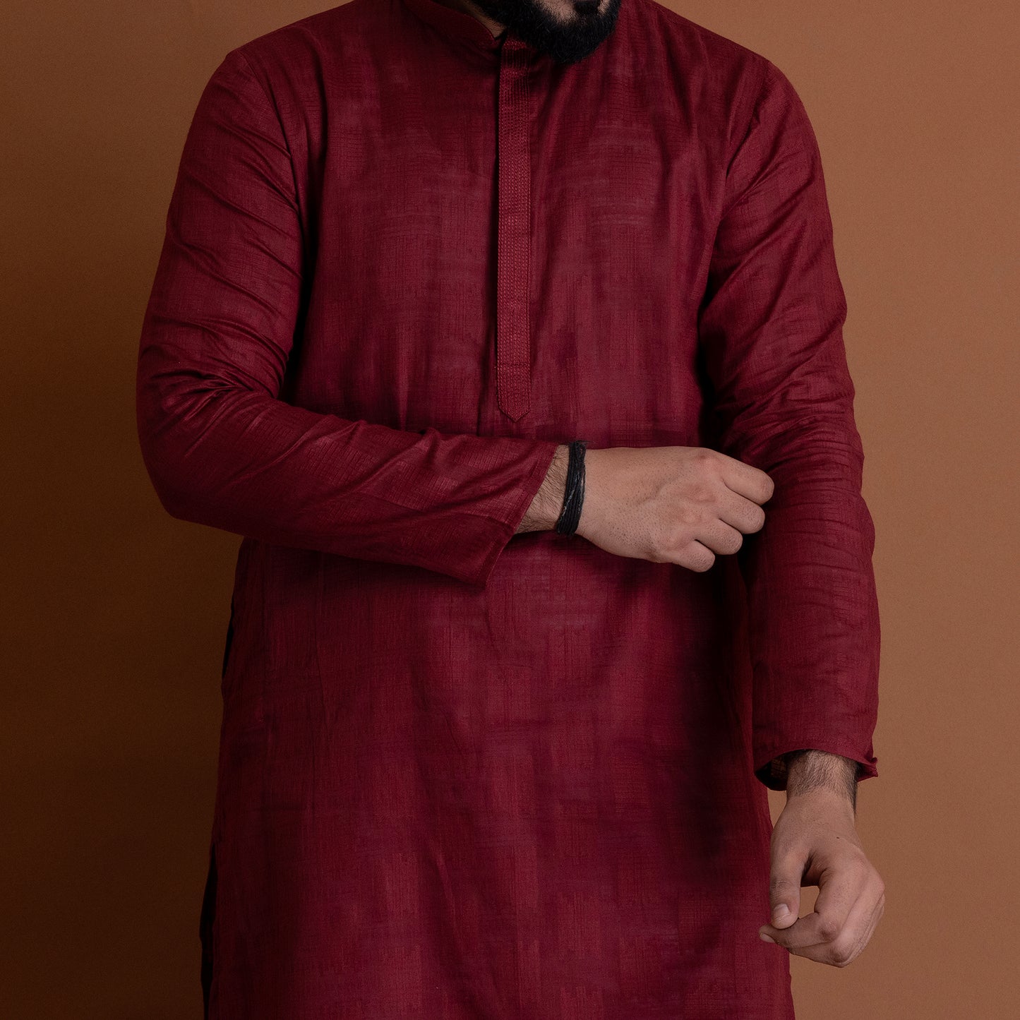 Basic Maroon Kurta