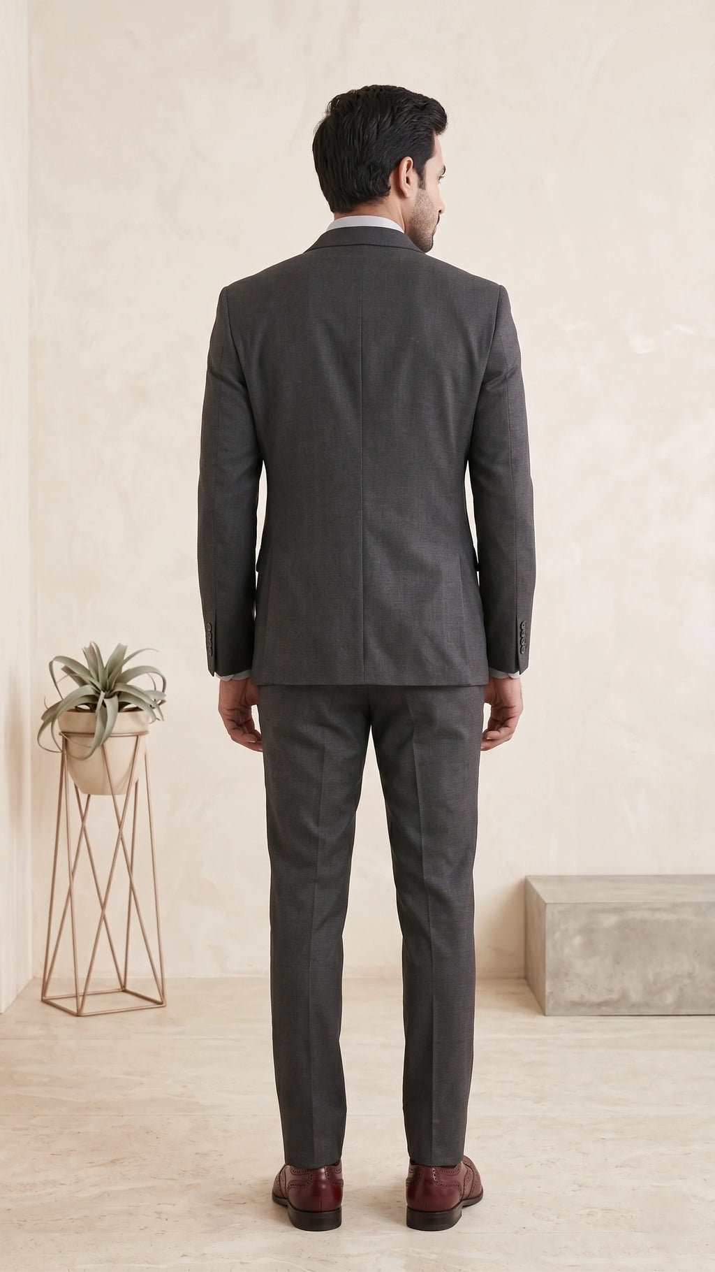 Urban Charcoal Executive Formal Suit - Two-Piece Set