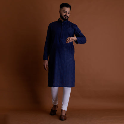 Basic Dark Blue Kurta