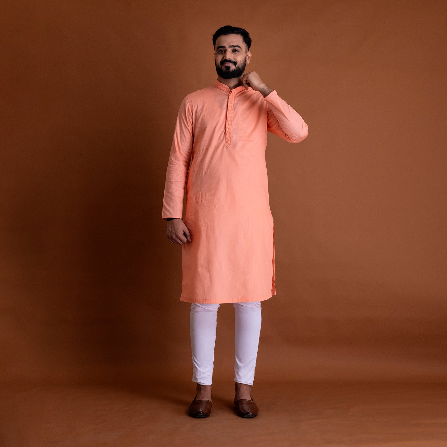 Basic Orange Kurta