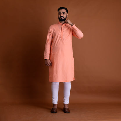 Basic Orange Kurta