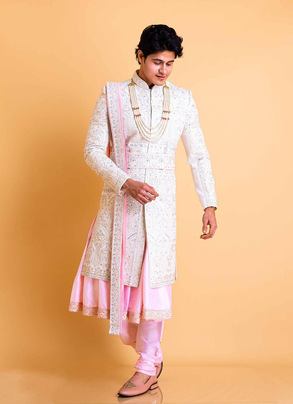 Blossom Pink Sherwani