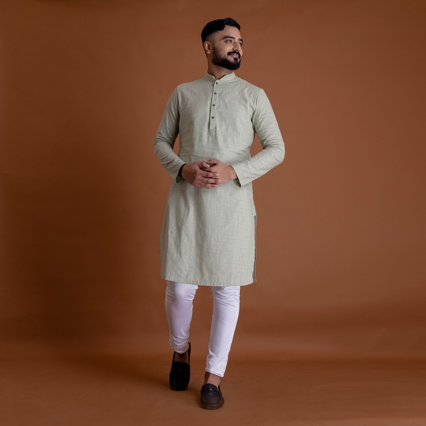 Basic Pista Colored Kurta