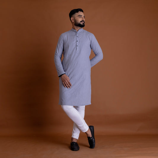 Basic Grey Kurta