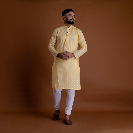 Designer Yellow Kurta