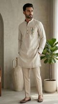 The Sand-Stone Minimalist Kurta