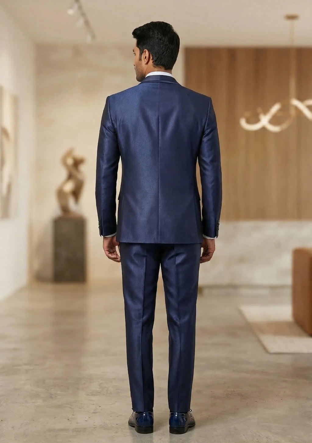 Five Piece Tuxedo (Midnight Navy) by DressWalaNX