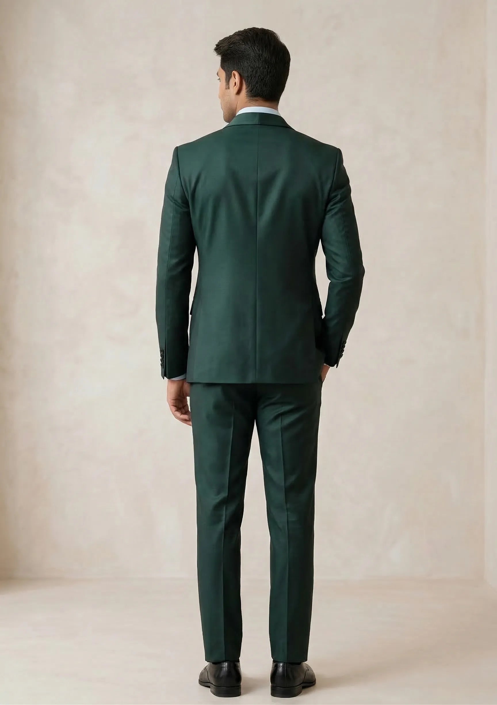 Five Piece Tuxedo (Forest Green) by DressWalaNX