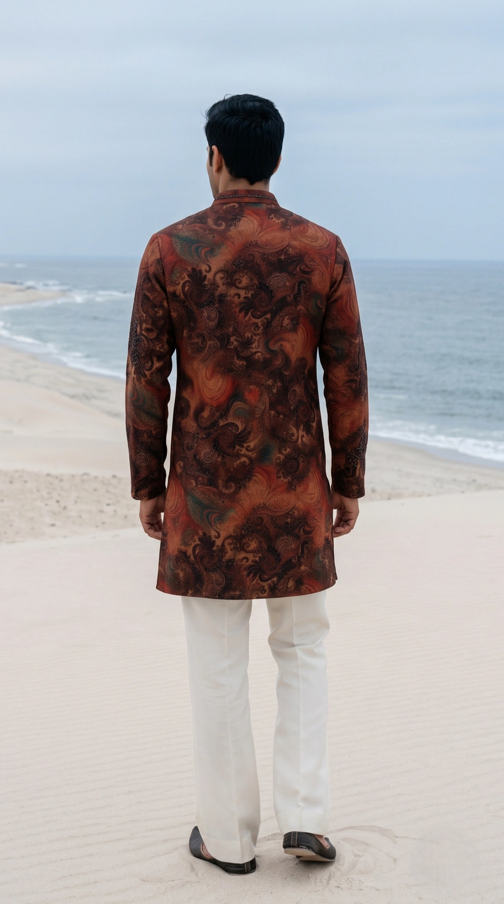 The Rust Paisley Heirloom Kurta Set