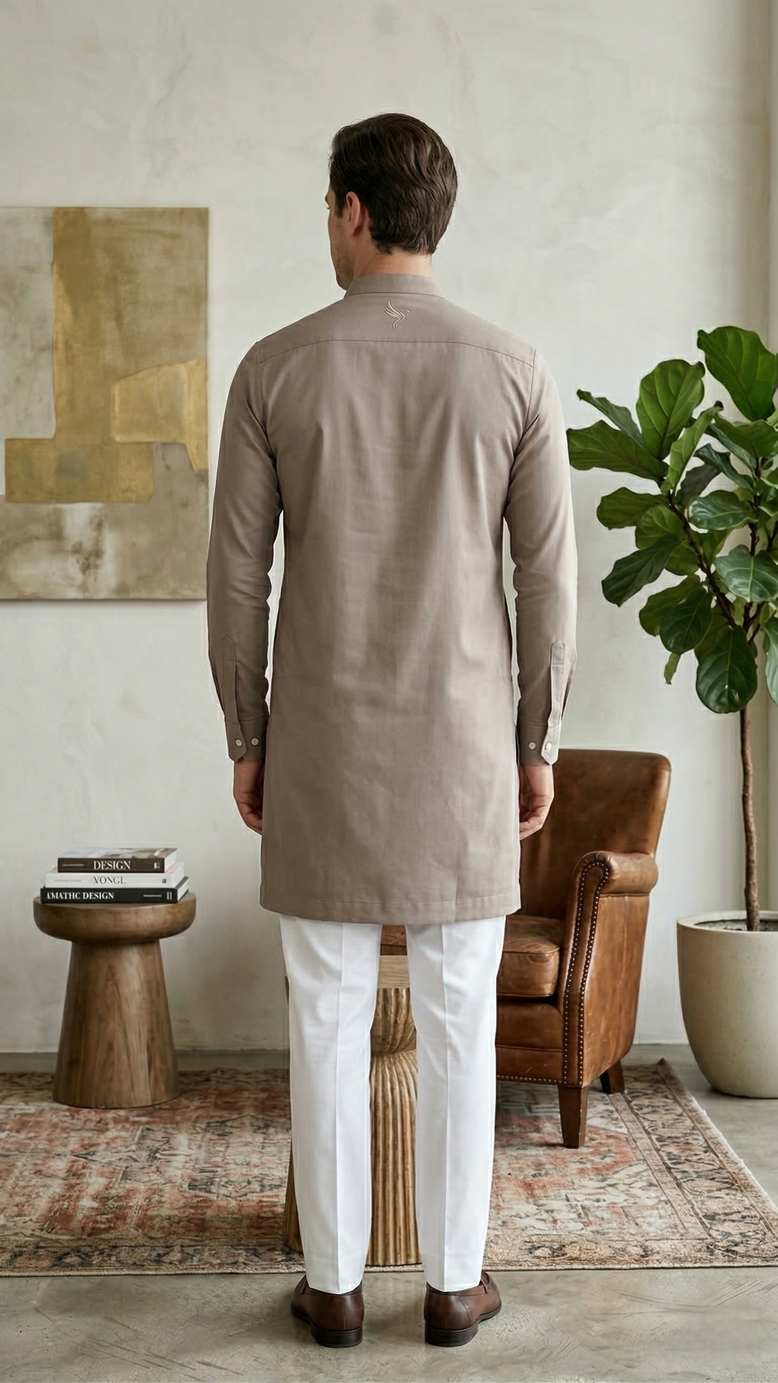 The Equine Emblem Modern Kurta