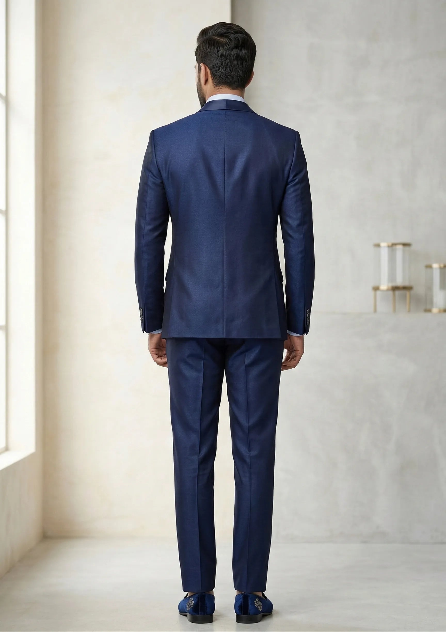 Five Piece Tuxedo (Midnight Navy) by DressWalaNX