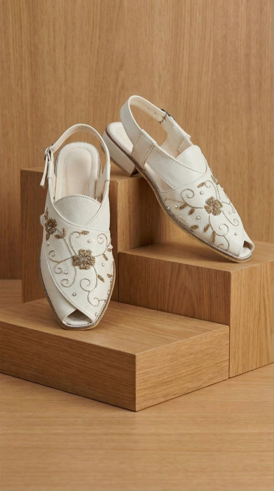 Shaurya Noor Mojdi for Men | Ivory Ethnic Footwear – Dresswala NX