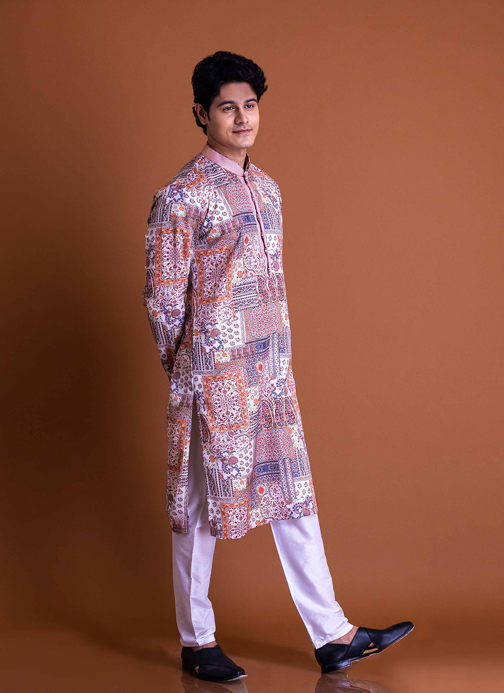 The Multi-Color Printed Kurta Set