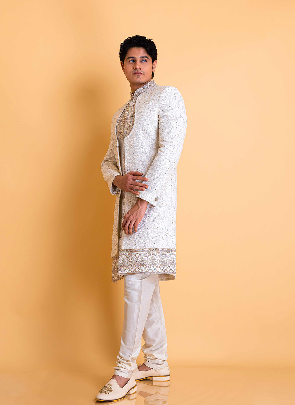 Off-White Handworked Sherwani